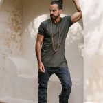 Valo Fit Organic Cotton Tee: Slim Crew Neck