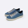 Unisex Blue Denim Canvas Lowtop Sneakers Casual Laceup