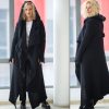 Long Black Cardigan Wool For Women Knitted Winter