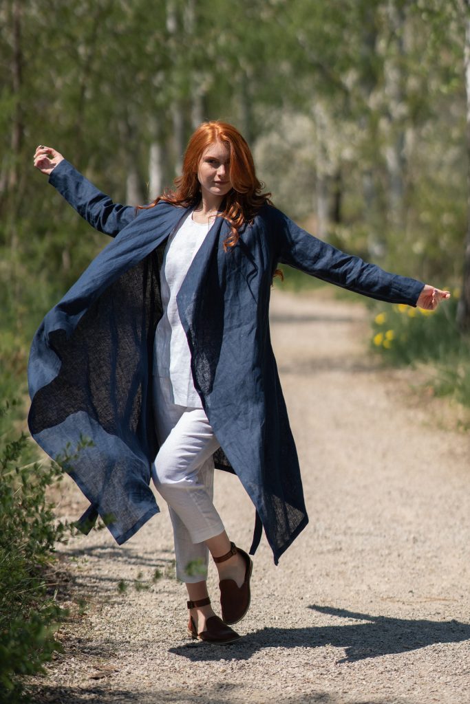 Linen Cardigan Coat Women Summer Maxi Vest Plus