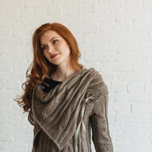 Winter Cardigan For Women Wrap Wool Jacket Chunky