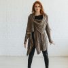 Winter Cardigan For Women Wrap Wool Jacket Chunky