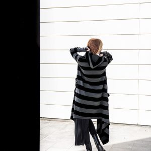 Hooded Cardigan Plus Size Clothing Winter Coat Long