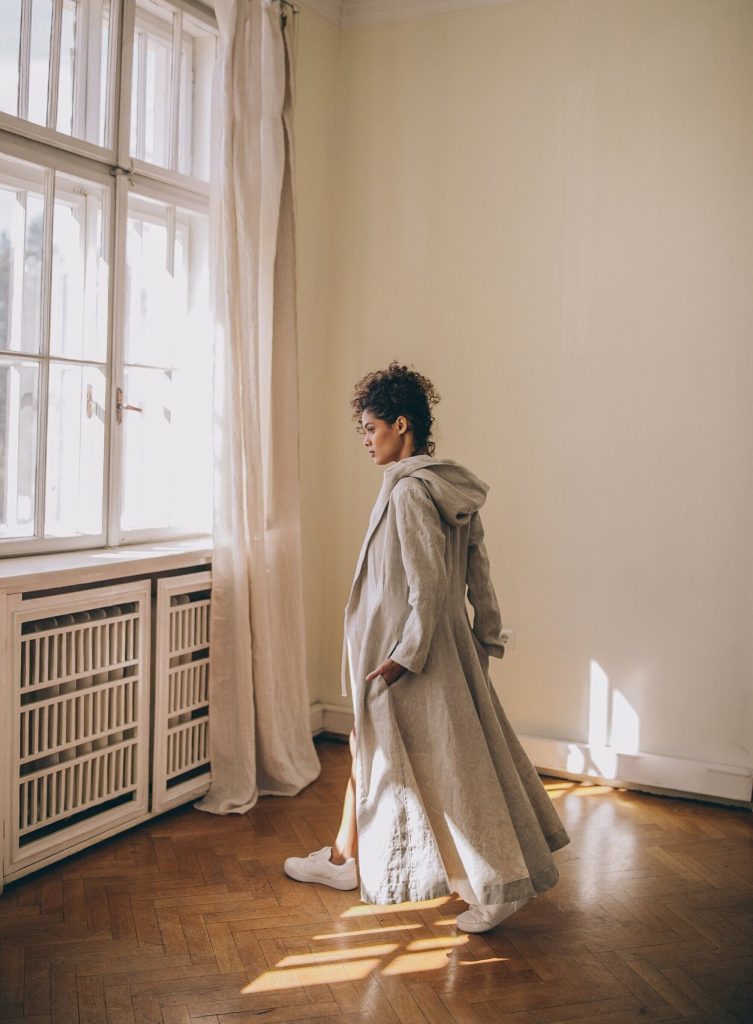 Summer Linen Coat Maxi Cardigan For Women Long